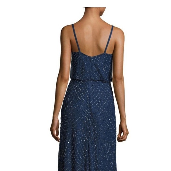 Adrianna Papell Sequined Blouson Dress - Picture 3 of 3